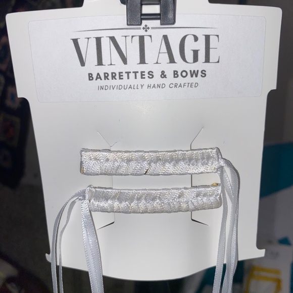 🎅🏻 BOGO!!!! 2 For 1 Thru 12-19 Braided Barrettes Handmade 80s Vintage Retro - Picture 6 of 13